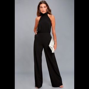 Black Halter Jumpsuit